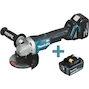MAKITA 18V LXT angle grinder 125mm in MAKPAC III (2x 5.0Ah battery + charger) - DGA508RTJ