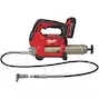 MILWAUKEE M18 GG-201C Pompe à graisse sans fil robuste dans une mallette de transport (1x batterie 2.0Ah + chargeur) - 4933440490