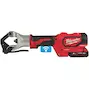MILWAUKEE M18 HDCT-202C FORCE LOGIC hydraulic cordless cable crimping pliers in transport case (2x 2.0Ah battery + charger) - 4933471950
