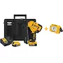 DEWALT DCN650P2-QW Finisseuses sans fil 18V XR Brushless 15Ga en TSTAK (2x batterie 5.0Ah + chargeur)