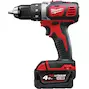 MILWAUKEE M18 BDD-402C compacte accu-schroefboormachine in transportkoffer (2x 4,0Ah accu + lader) - 4933443565