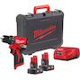 MILWAUKEE M12 BLDDRC-402C perceuse-visseuse sans fil 40Nm en mallette (2x 4.0Ah batterie + chargeur) - 4933499688