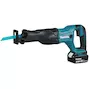 MAKITA DJR186RTE 18V LXT cordless reciprocating saw in case (2x 5.0Ah battery + charger)