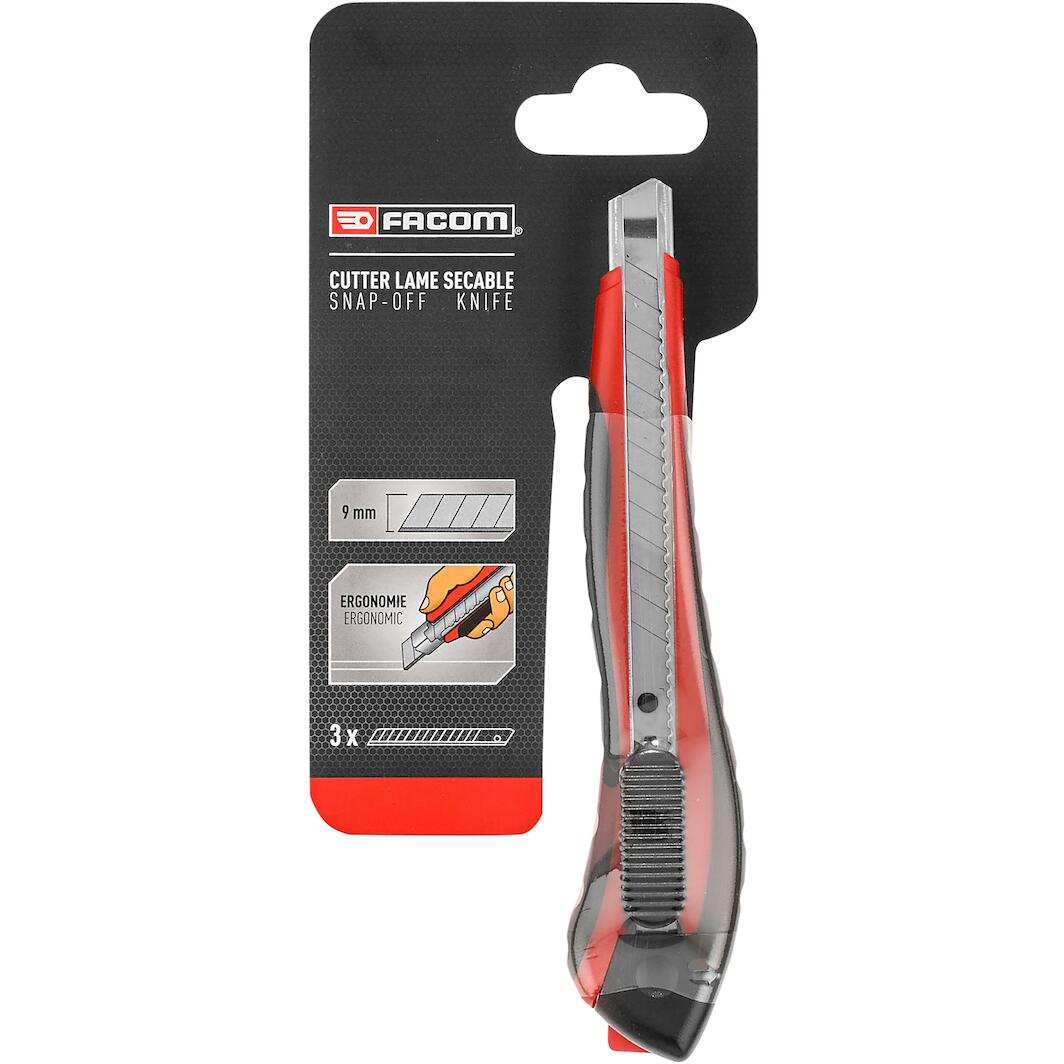 FACOM 844.S9L10PB degradable blade 9 mm in case (10 pcs