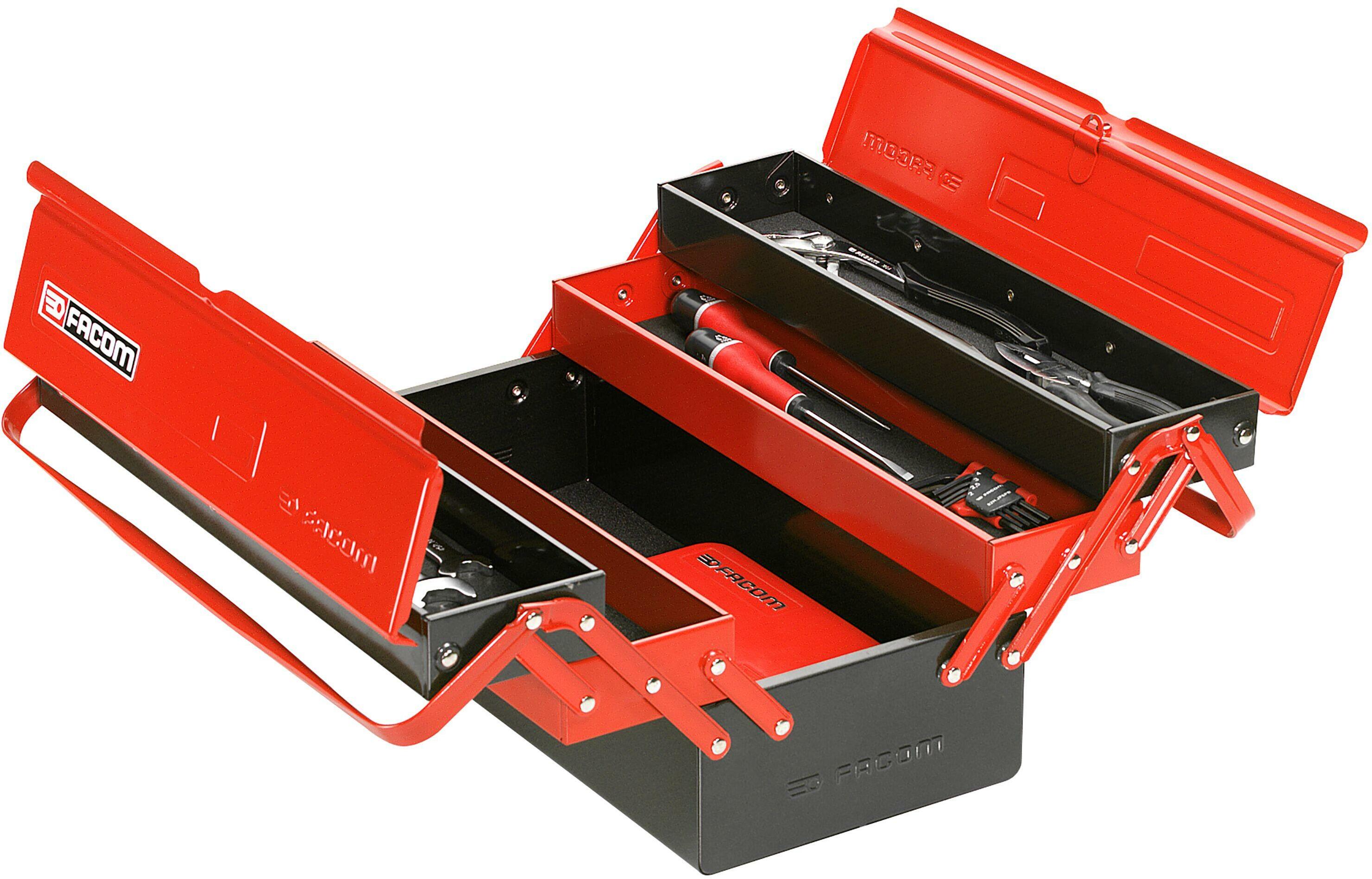 FACOM - Sac Textile pour Outils et Pc Portable - BS.TLBPB - Trousse de Transport - 14 Pochettes