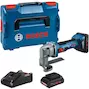 BOSCH GSC 18V-16 E cisaille à batterie en L-Boxx 136 (2x batterie 4.0Ah + chargeur) - 0601926301