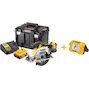 DEWALT DCS565P2-QW 18V XR Brushless accu-cirkelzaag 55mm 165mm (2x 5,0Ah accu + lader)