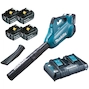 MAKITA DUB362TX1 2x18V LXT cordless leaf blower with flat nozzle 13.4 m³ (4x 5.0Ah battery + charger)