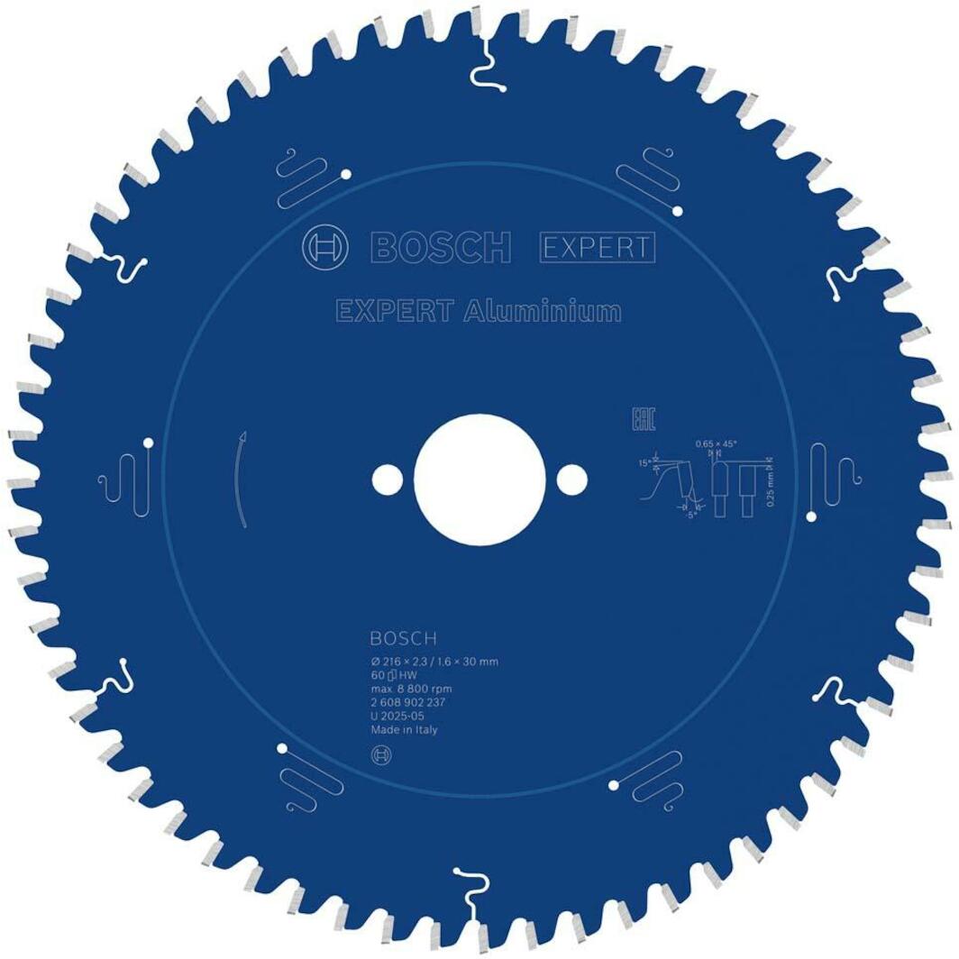 Bosch Lame Scie Circulaire Best For Laminate 216 X 30 X 2,5 Mm 60 Dents