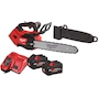 MILWAUKEE M18 FTHCHS35-802 Tronçonneuse sans fil FUEL avec poignée supérieure 35cm (2x 8.0Ah batterie FORGE + chargeur) - 4933499222