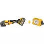 DEWALT DCG418SHDX2-QW 54V XR FLEXVOLT angle grinder 125mm with deadman's switch in TSTAK (2x 3Ah battery + charger)
