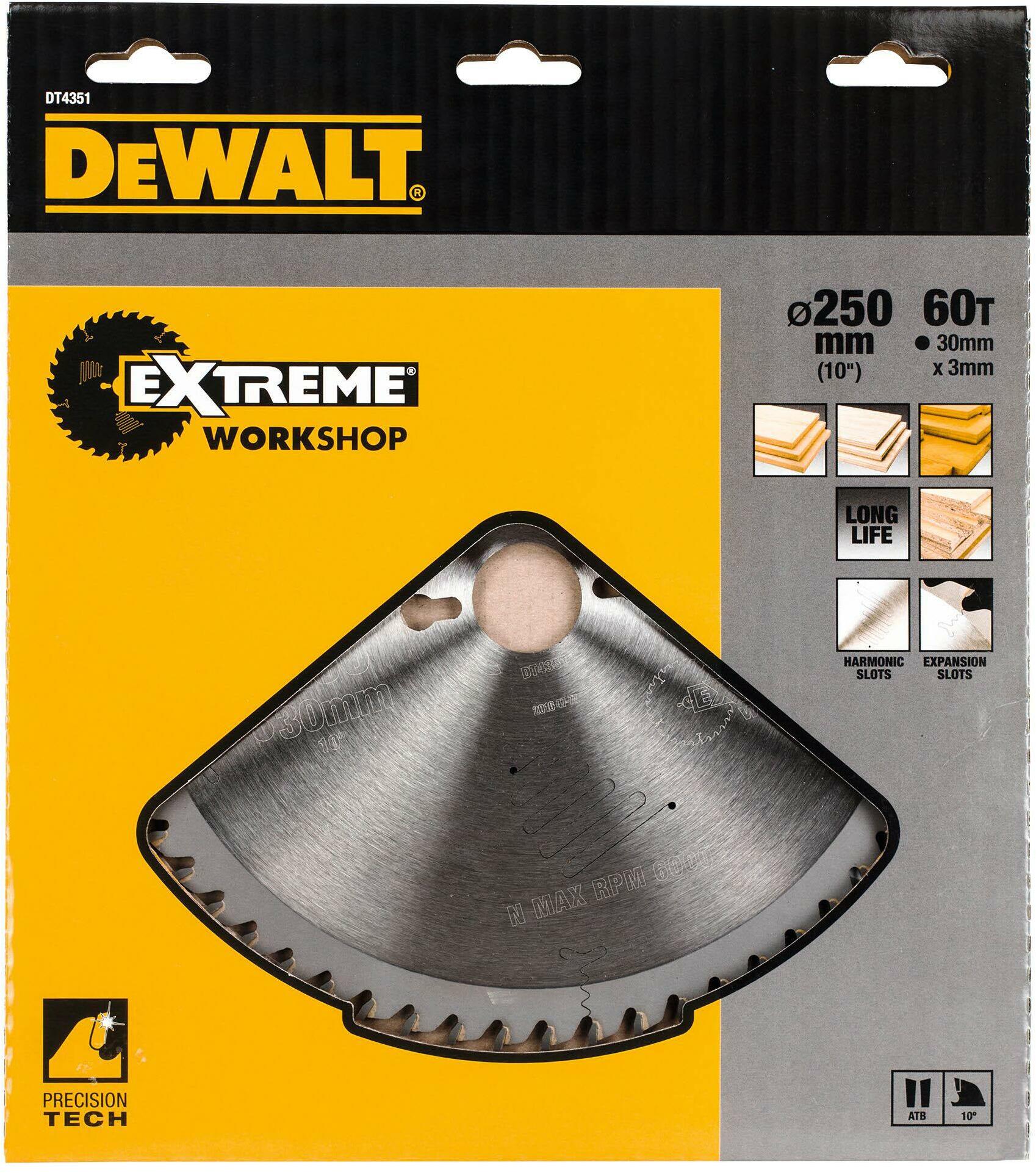 DeWALT cirkelzaagblad DT4346-QZ 60-tands 305x30mm