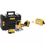 DEWALT DCS335P2-QW 18V XR Brushless grip accu-decoupeerzaag in TSTAK koffer (2x 5,0Ah accu + lader)