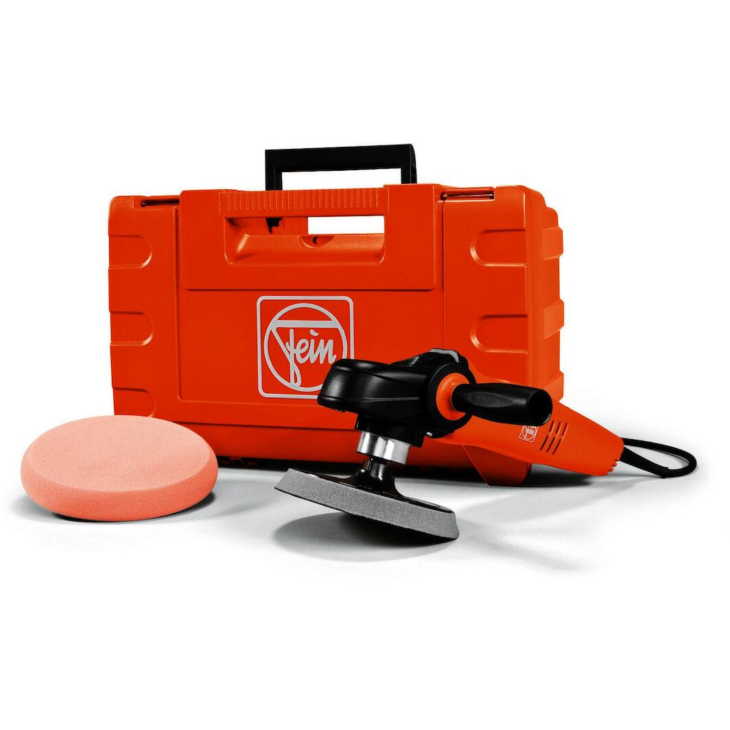 TKSE Polishing Draadloze Polijstmachine, 15 Cm Autopolijstmachine Met 2 Stuks 21 V 1500 Mah Accu En 13 Stuks Opzetstukken 6 Variabele Snelheid 5500 Tpm Auto Polijstmachineset