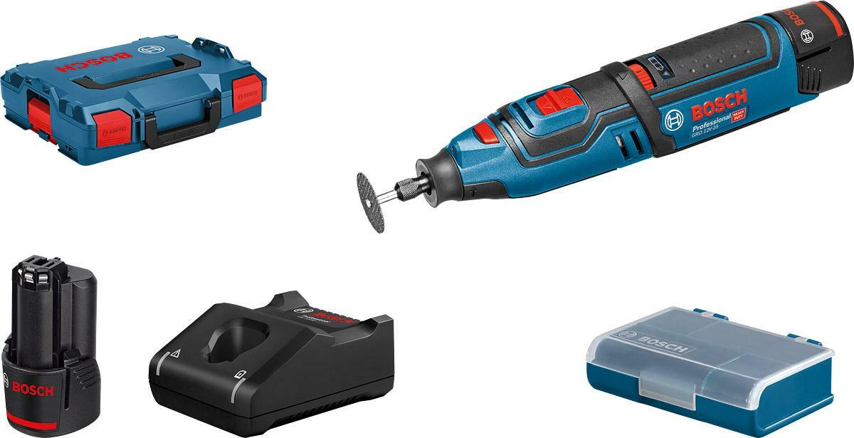 DEPSTECH P1P Cordless Grinder, 12 V, 2.5 Ah Rotation Tools, Wireless, Multi-Tool Kit with LED Display, 5K-35K RPM, 48 Accessories for Grinding, Engraving, Polishing and DIY