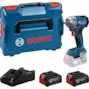 BOSCH GDS 18V-350 accu-draaislagmoeraanzetter in L-BOXX 136 (2x 4,0Ah accu + lader) - 06019M5022