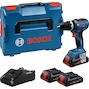 BOSCH GSB 18V-65 cordless hammer drill in L-BOXX 136 (3x 4.0Ah ProCORE battery + charger) - 06019N3308