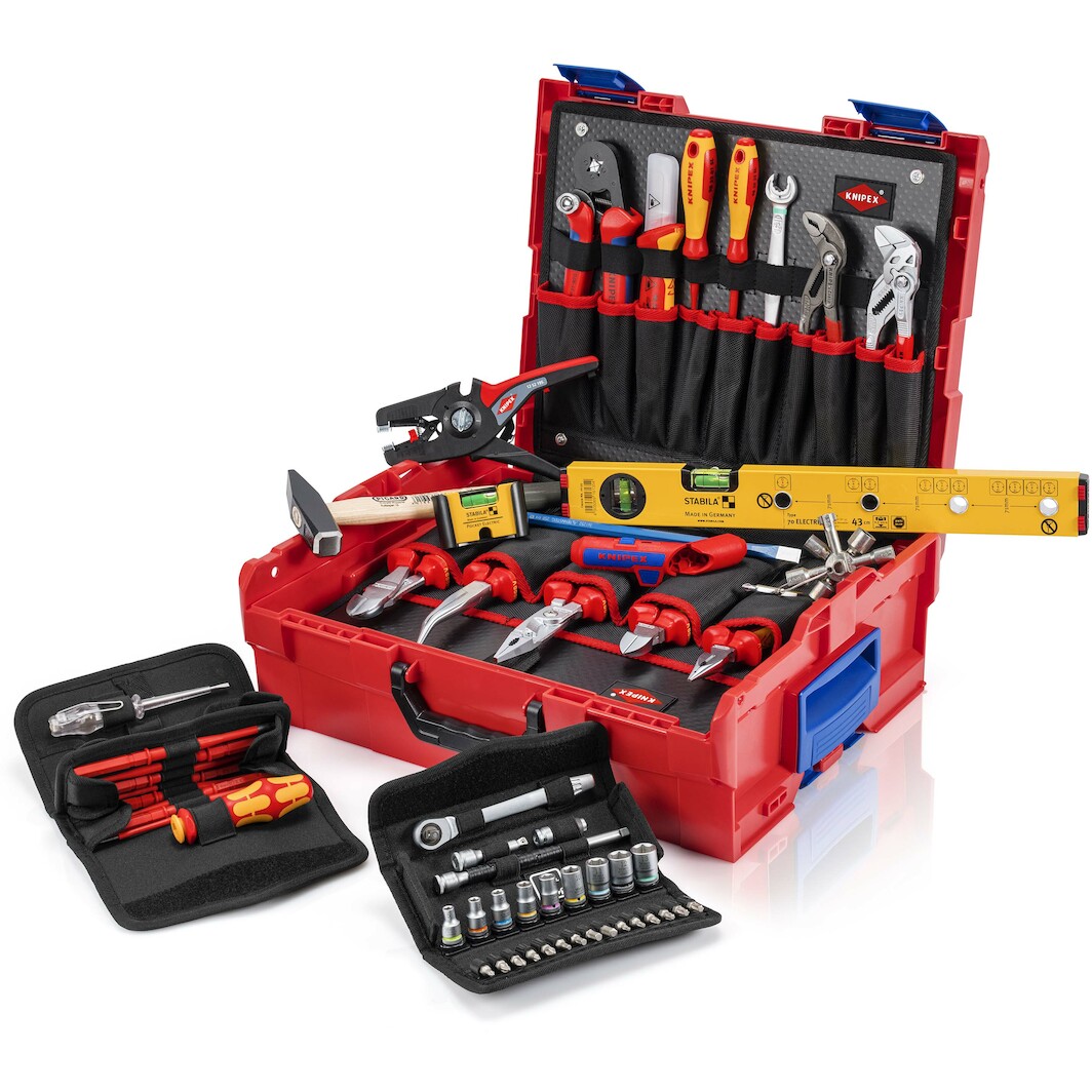 Professionele 38-Delig Elektriciens Gereedschapsset In Robuuste Koffer - FORMAT VDE Set