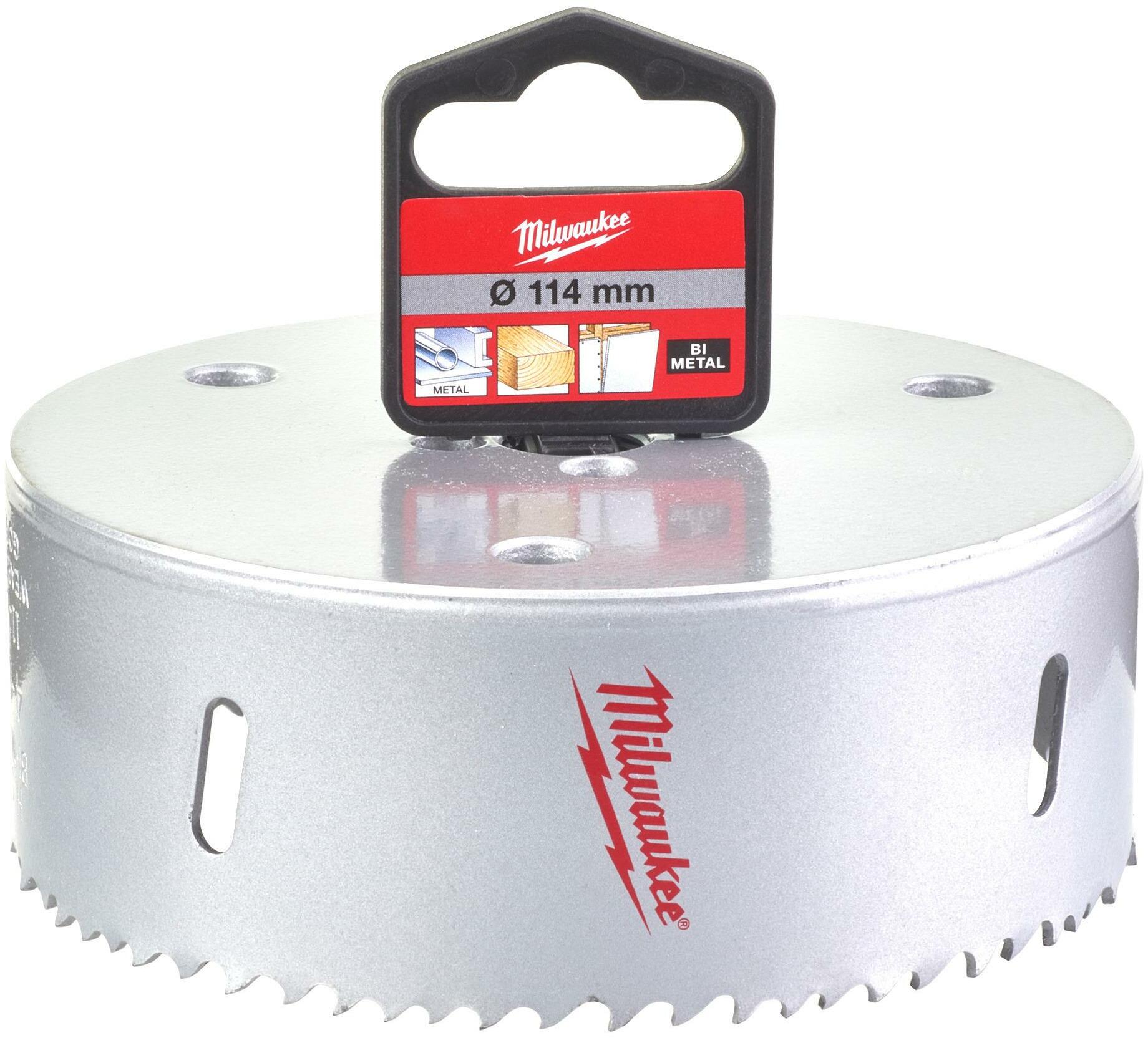 Milwaukee Tool Scie cloche bimétallique HOLE DOZER 2-1/4 in. avec 3/8 in. et mèche pilote | Home
