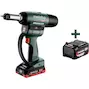 METABO NMP 18 LTX BL M10 pistolet à riveter sans fil dans la metaBOX 145 M (2x 4.0Ah batterie + chargeur) - 601788800