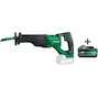 HIKOKI CR18DBLW4Z 18V accu-reciprozaag (zonder accu en lader)