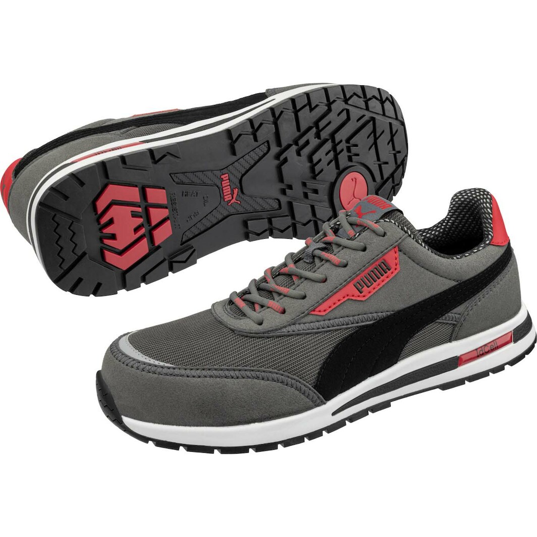 PUMA RIDER Chaussure de sécurité ESD S1PS basse (gris/rose) - 901 13779 ...