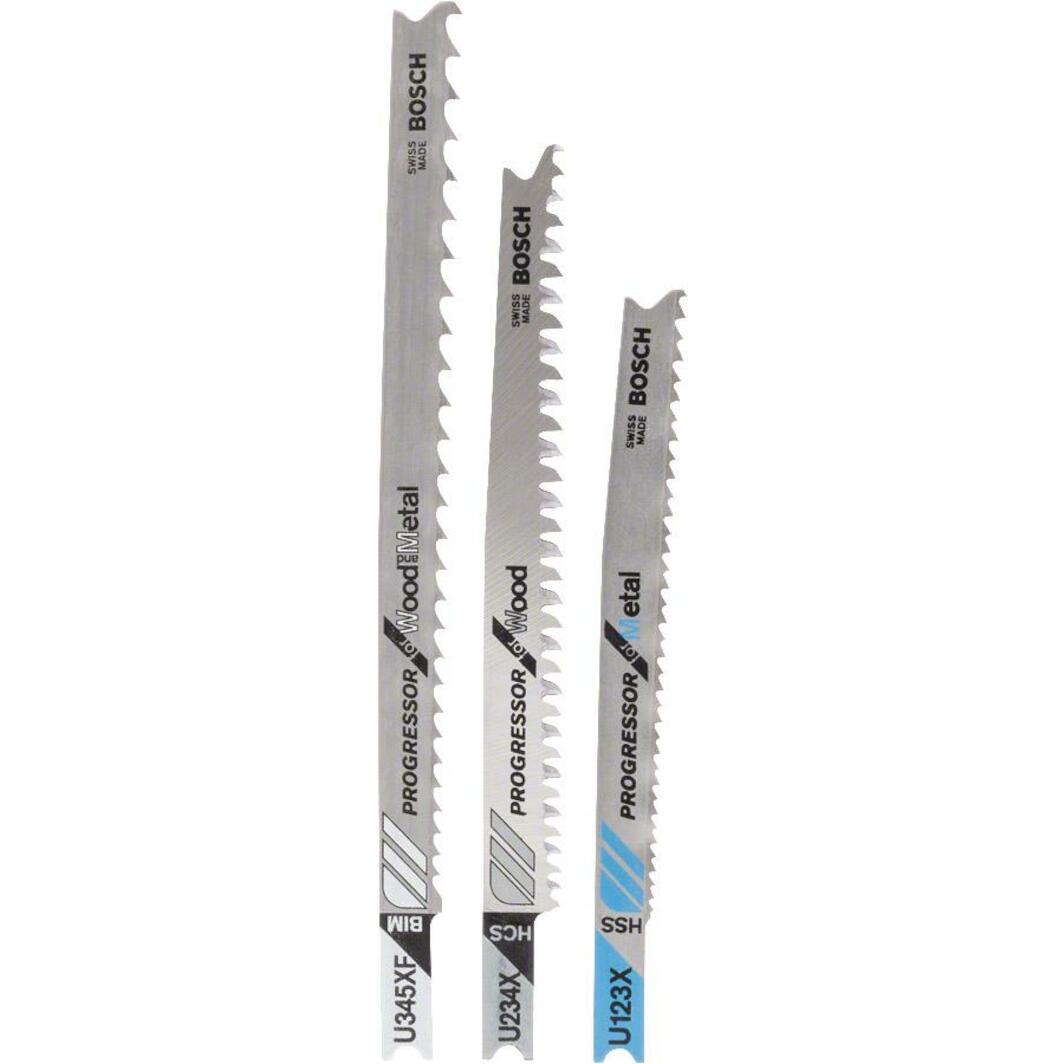 Coffret de lames pour scie sauteuse Bosch Robust Line 2607010541
