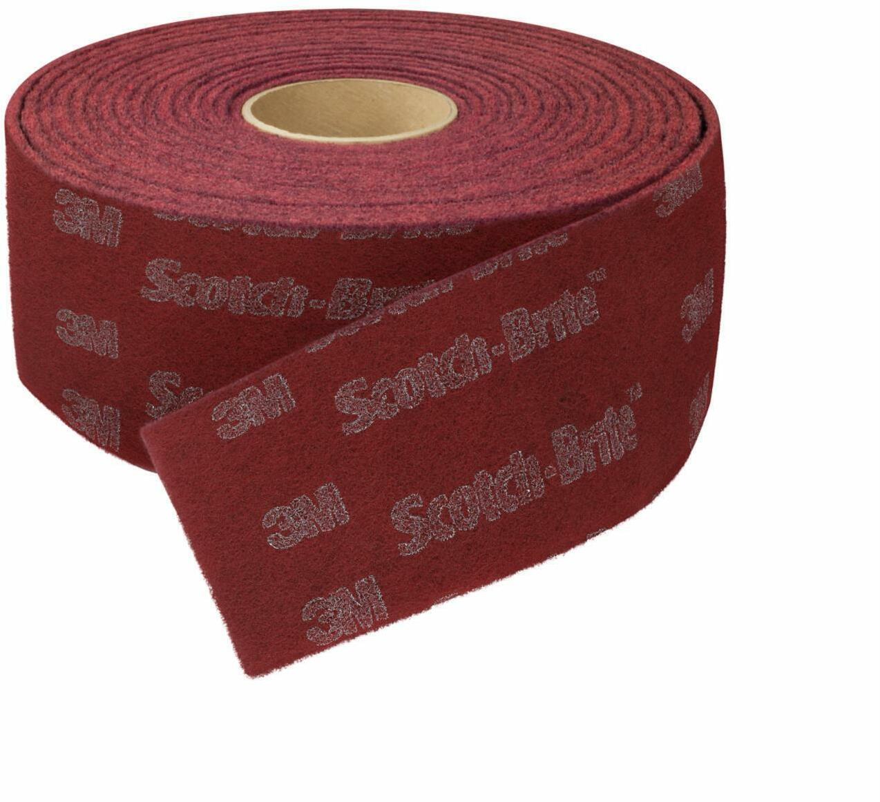 Produktbild von 6x 3M Scotch Brite 7447 Schleifpads 200x125mm – Sehr Fein, Rot, Vielseitig Einsetzbar