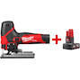MILWAUKEE M12 FJS-422X FUEL cordless jigsaw in HD Box (1x 4.0Ah/1x 2.0Ah battery + charger) - 4933500575