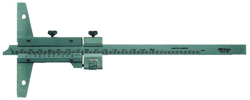 MITUTOYO precisieschuifmaat met borgschroef DIN 862 meetbereik 0-150 mm, 1 stuk, 530-312