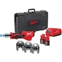 MILWAUKEE M12 ONEHPT-202C Geberit Mapress Set cordless pressing tool with 3 pressing jaws in case (2x 2.0Ah battery + charger) - 4933481038