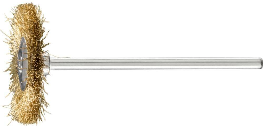 PFERD Bürste 2202/3 MES 0,10 Ungezopft, 1 V – Für Biegewellenantrieb, Präzises Reinigen & Polieren An Schwer Zugänglichen Stellen – Made In Germany