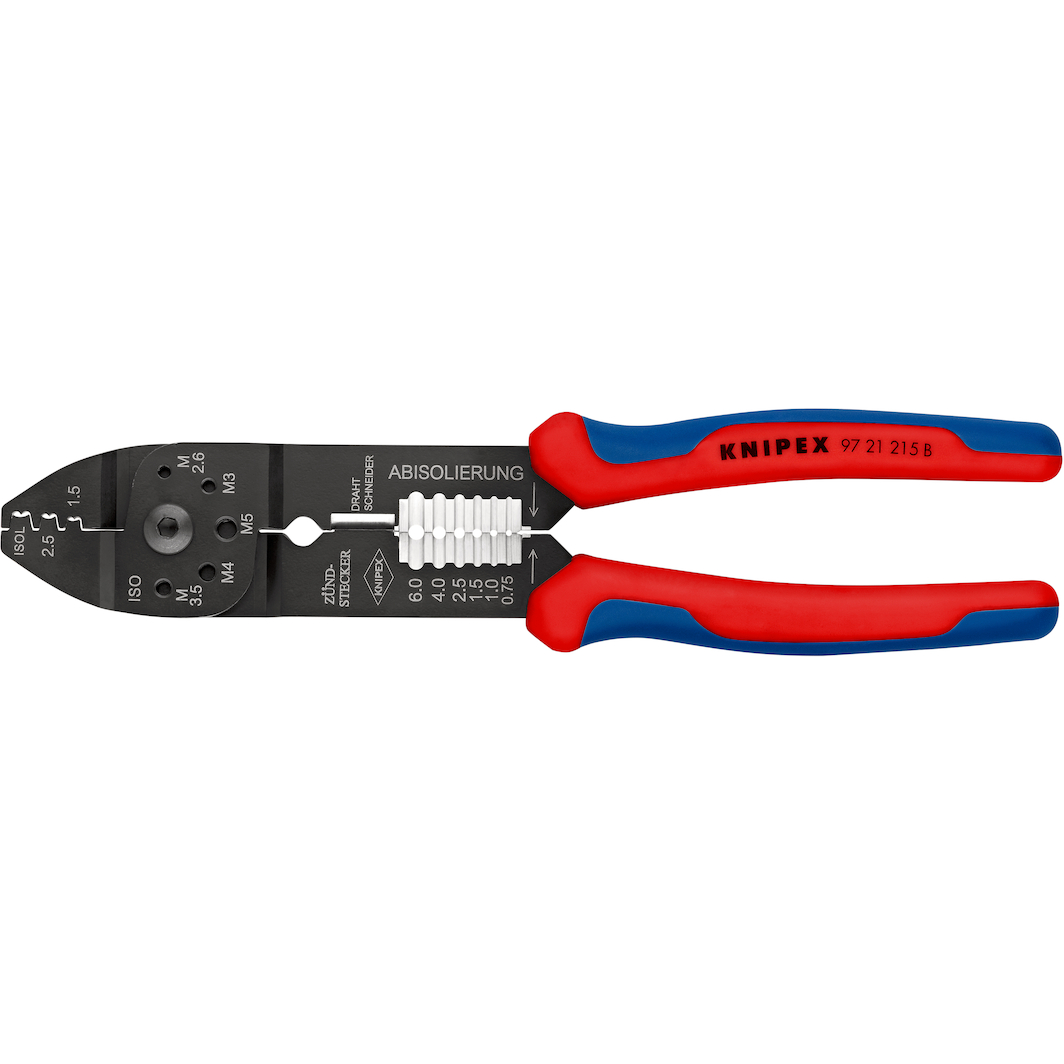 KNIPEX Crimpzange PreciForce 220 mm für Aderendhülsen, Rohrkabelschuhe Werkzeug-Onlineshop