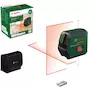 BOSCH UniversalLevel 2 cordless cross line laser red with plumb line function in case (2x AA battery) - 0603663F00