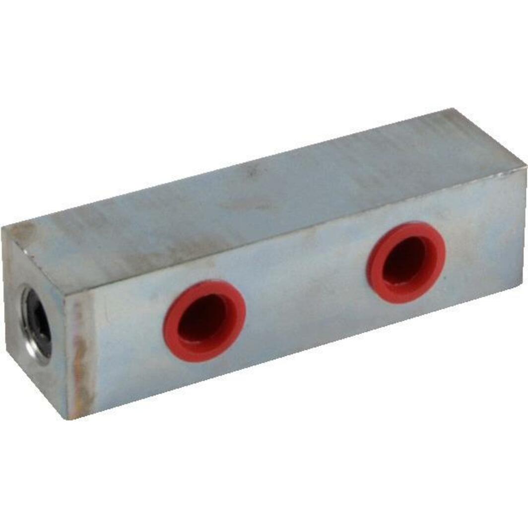 HI-FORCE HM2 open distribution block, parallel, with 2 outgoing ports ...