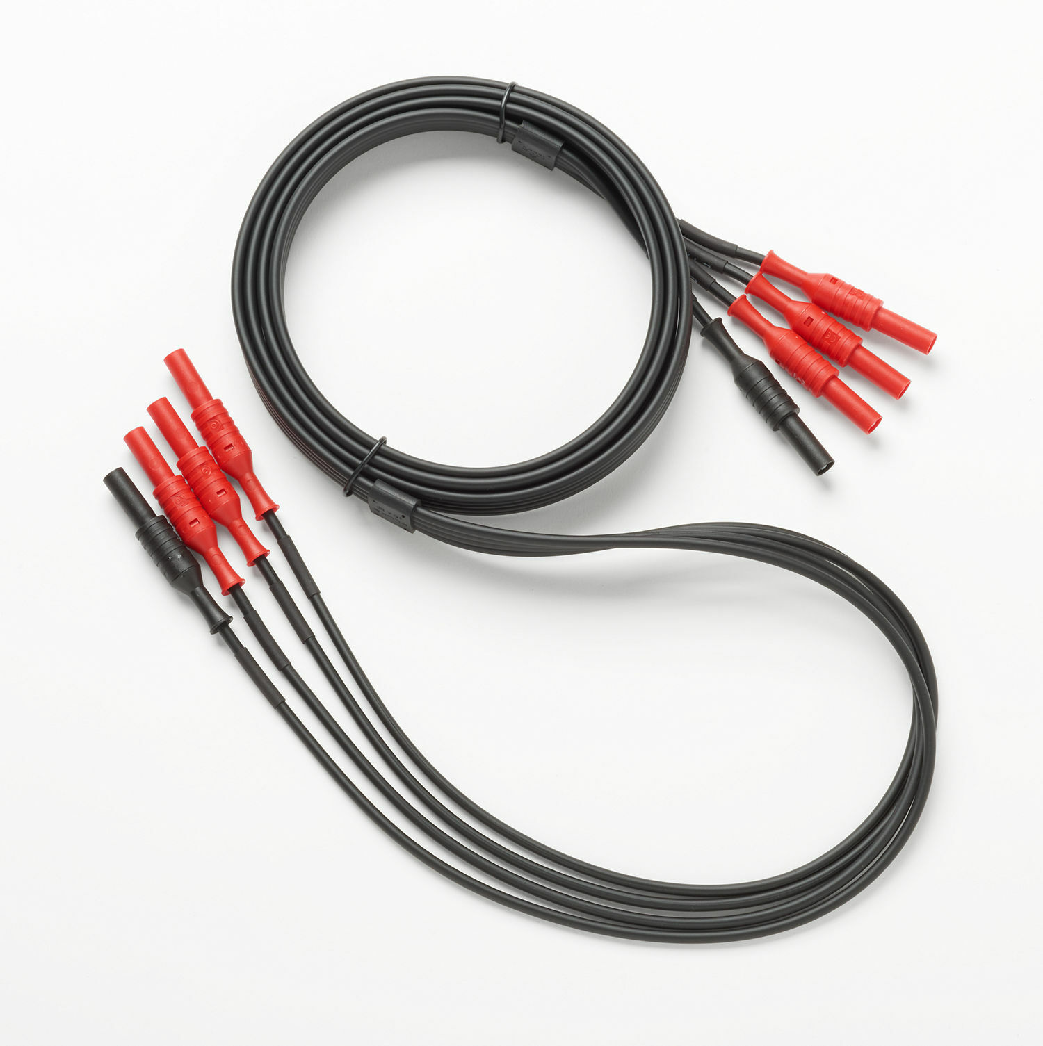 IGNPION 5pcs 4mm cordons de test fiche banane à pinces