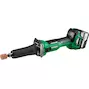 HIKOKI GP18DAWGZ Meuleuse droite sans fil 18V 50 mm en coffret plastique (2 x batterie 5.0Ah + chargeur)