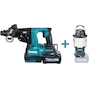MAKITA HR002GM204 40Vmax XGT cordless combi hammer SDS-Plus 28mm + DX14 in MAKPAC IV (2x 4.0Ah battery + charger)