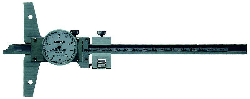 Metrica 10151 Jauge De Profondeur Chromée 200 Mm - Précision 0,02 Mm