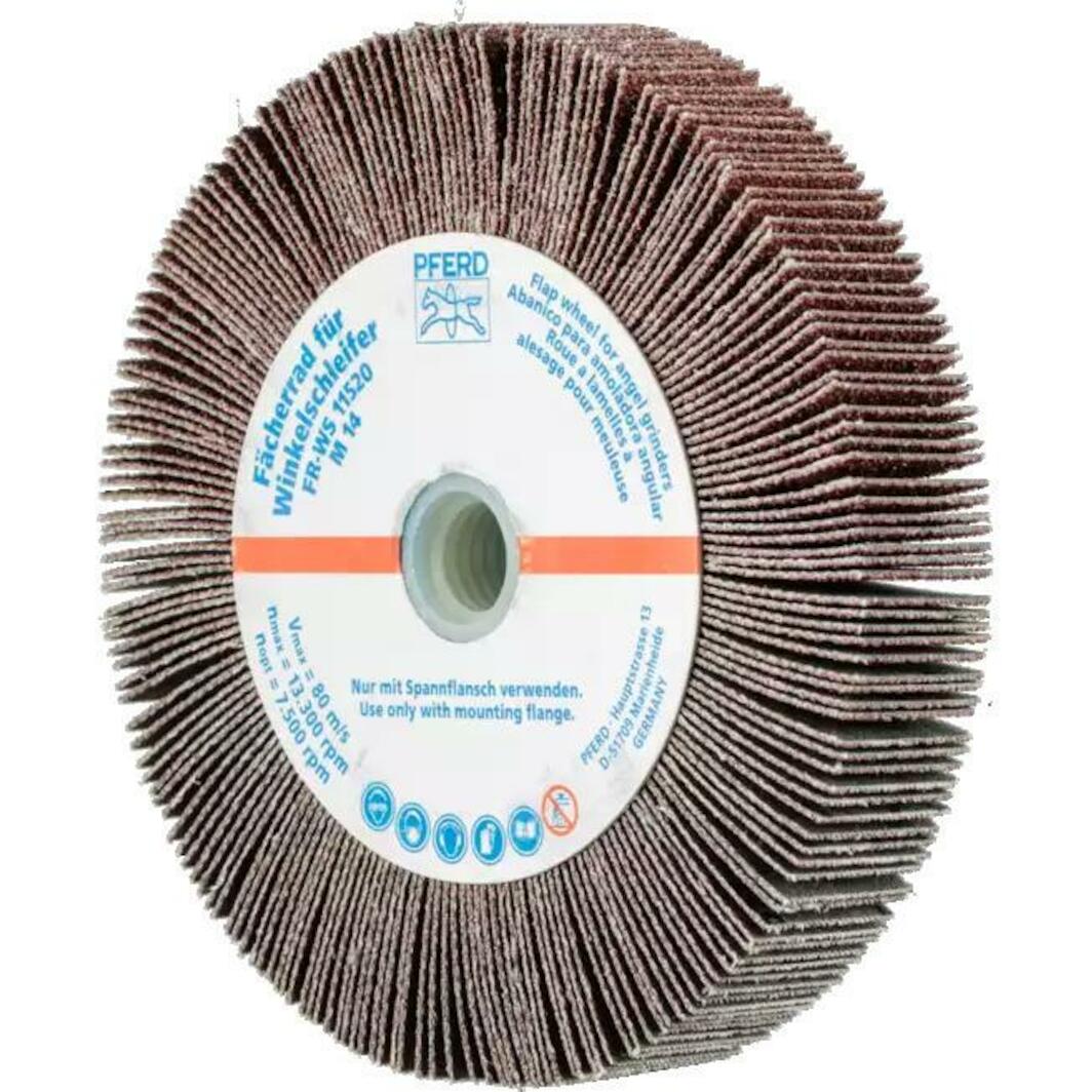 2 x PFERD Fächerrad für Winkelschleifer FR WS 12520 5/8-11 CO-COOL 40