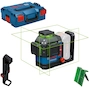 BOSCH GLL 18V-120-33 CG accu-kruislijnlaser 3x360° groen in L-BOXX 136 (zonder accu en lader) - 0601065101