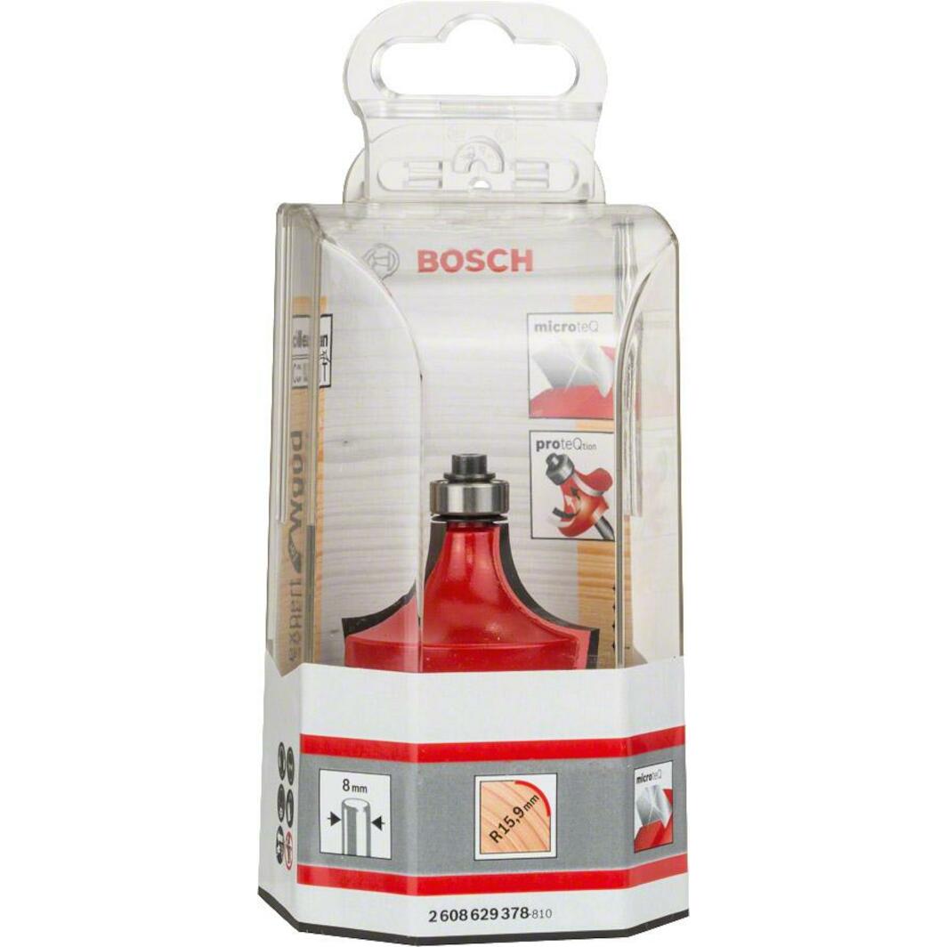 BOSCH 2608629378 rounding profile cutter 8 mm, D 44.4 mm, R1 15.9 mm, L ...