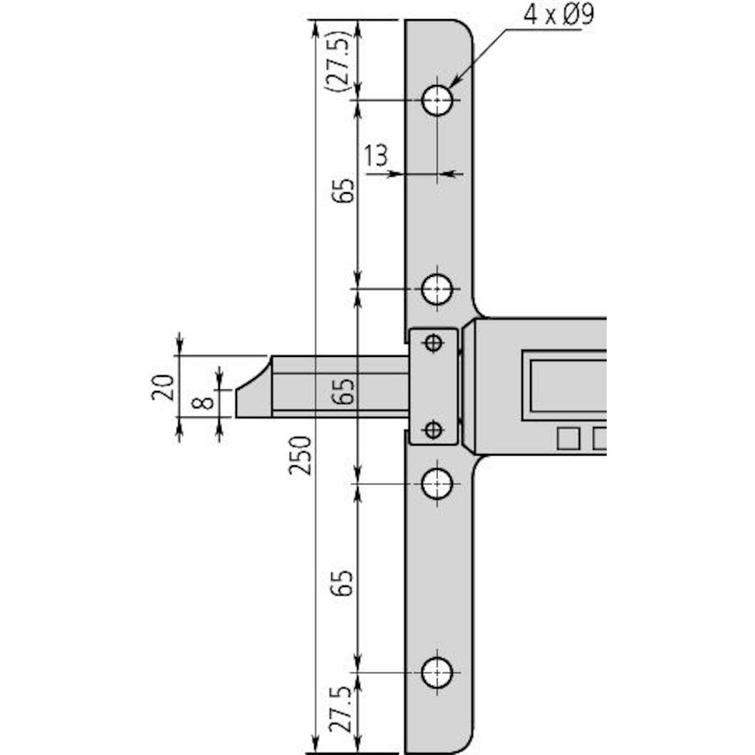 Jauge De Profondeur Numérique, Précision De 0,01 Mm, Plage De 0 à