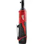 MILWAUKEE M12 IR-201B subcompacte 3/8" accu-ratelsleutel in transporttas (1x 2,0Ah accu + lader) - 4933441720