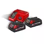 MILWAUKEE M18 NRG-202 kit de charge de batterie (2x 2.0Ah batterie + M12-18 C multi-chargeur) - 4933459213