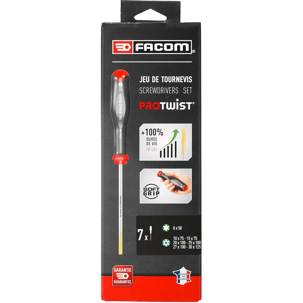 FACOM Splintdriver set 7-piece, with stand, 1 piece, 249.JS7 FACOM Splintdriver set 7-piece, with stand, 1 piece, 249.JS7