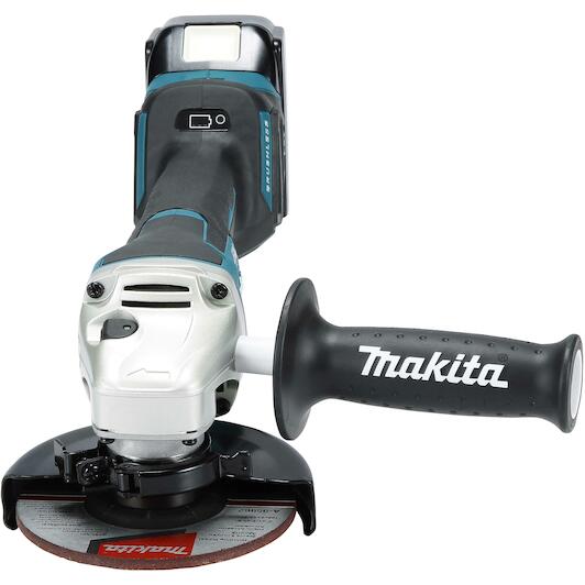 MAKITA DGA517RTJ 18V LXT angle grinder 125mm in MAKPAC 2x 5.0Ah battery charger Klium