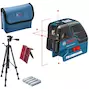 BOSCH GCL 25 combi laser red in case with construction stand BT 150 (4x 1.5V AA battery) - 0601066B01