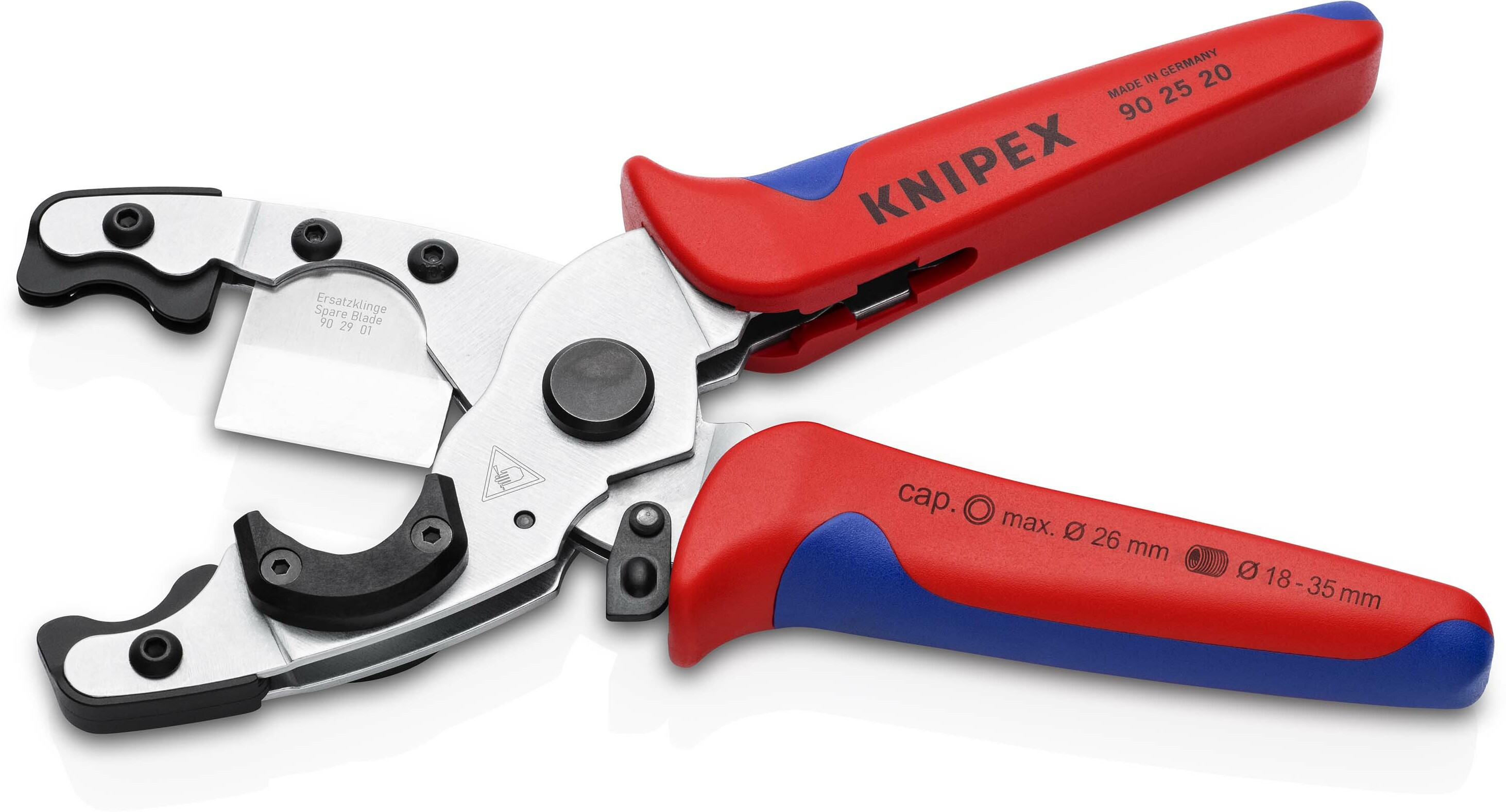 Coupe-Tubes KNIPEX Pour Multicouche Et Plastique - 210mm, Molette De Coupe | Réf. 90 25 25