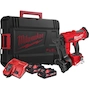 MILWAUKEE M18 FRCN45-302X FUEL accu-tacker voor trommelspijkers in HD Box (2x 3,0Ah accu + lader) - 4933498169
